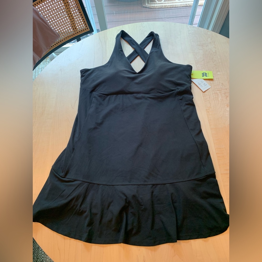 NWT All in Motion black cross back dress XXL